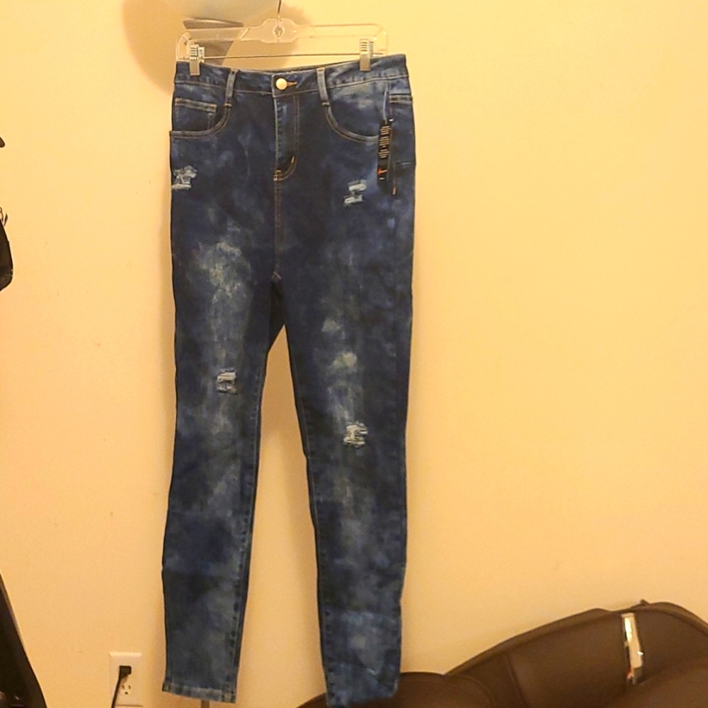 Skinny jeans XXL made with lycra fabric to stretch